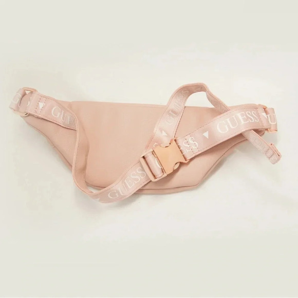 Guess Jeans Pastel Baby Pink Rosegold Hardware Fanny Pack Bag Purse - Picture 2 of 2